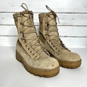Altama Gore-tex Tan Lace Up Military Boot Vibram Shoe Size 6 Wide